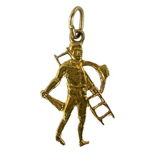 Load image into Gallery viewer, Lucky Chimney Sweep 9K Yellow Gold Charm Pendant

