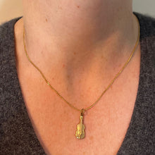 Load image into Gallery viewer, Violin 9K Yellow Gold Charm Pendant
