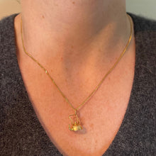 Load image into Gallery viewer, Vintage Teapot 18K Yellow Gold Charm Pendant
