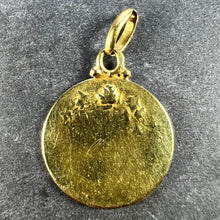Load image into Gallery viewer, French Becker Virgin Mary 18K Yellow Gold Charm Pendant
