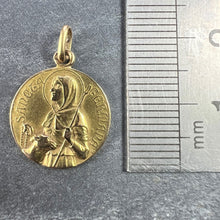 Load image into Gallery viewer, French Saint Germaine Germane 18K Yellow Gold Medal Pendant
