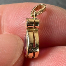 Load image into Gallery viewer, Pear Shaped Ruby Diamond 18K Yellow Gold Charm Pendant
