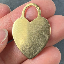 Load image into Gallery viewer, French Love Heart 18K Yellow Gold Pendant
