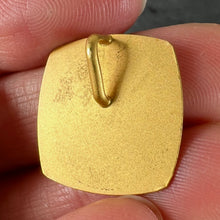 Load image into Gallery viewer, Augis French Plus Qu’Hier Ruby Diamond 18K Yellow Gold Love Charm Pendant
