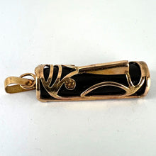 Load image into Gallery viewer, Tiki Mask Touch Wood 14K Rose Gold Good Luck Charm Pendant
