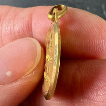 Load image into Gallery viewer, Augis French More Than Yesterday 18K Yellow Gold Love Charm Pendant
