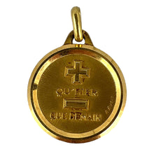 Load image into Gallery viewer, Augis French More Than Yesterday 18K Yellow Gold Love Charm Pendant
