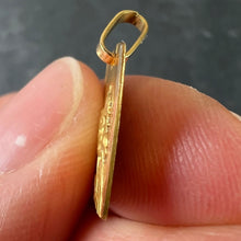 Load image into Gallery viewer, French 18K Yellow Gold Saint Christopher Religious Charm Pendant
