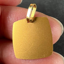 Load image into Gallery viewer, French 18K Yellow Gold Saint Christopher Religious Charm Pendant
