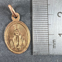 Load image into Gallery viewer, French Virgin Mary 18K Rose Gold Charm Pendant
