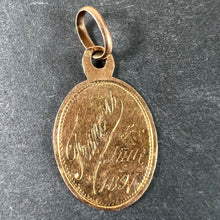 Load image into Gallery viewer, French Virgin Mary 18K Rose Gold Charm Pendant
