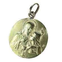 Load image into Gallery viewer, French Lasserre Jesus Christ Communion 18K Yellow Gold Medal Charm Pendant
