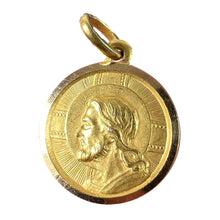 Load image into Gallery viewer, Italian Dio Ti Protegga God Protect You 18K Yellow Gold Charm Pendant
