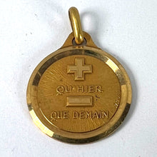 Load image into Gallery viewer, Augis French More Than Yesterday 18K Yellow Gold Love Charm Pendant
