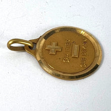 Load image into Gallery viewer, Augis French More Than Yesterday 18K Yellow Gold Love Charm Pendant
