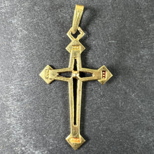 Load image into Gallery viewer, Vintage French 18K Yellow Gold Cross Pendant
