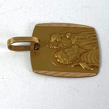 Load image into Gallery viewer, French 18K Yellow Gold Saint Christopher Religious Charm Pendant

