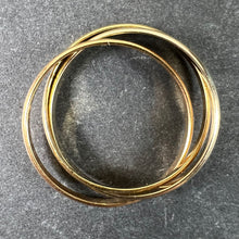 Load image into Gallery viewer, Vintage French 18K White Rose Yellow Gold Trinity Russian Wedding Ring

