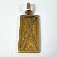 Load image into Gallery viewer, French 18K Yellow Gold Zodiac Pisces Symbol Charm Pendant
