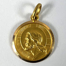 Load image into Gallery viewer, Italian Dio Ti Protegga God Protect You 18K Yellow Gold Charm Pendant
