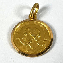 Load image into Gallery viewer, Italian Dio Ti Protegga God Protect You 18K Yellow Gold Charm Pendant
