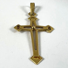 Load image into Gallery viewer, Vintage French 18K Yellow Gold Cross Pendant
