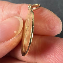 Load image into Gallery viewer, Antique French Ovide Yencesse Angel 18 Karat Yellow Gold Medal Pendant
