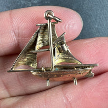 Load image into Gallery viewer, 9K Yellow Gold Yacht Charm Pendant
