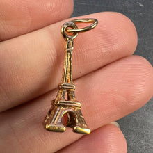 Load image into Gallery viewer, Vintage Eiffel Tower Paris Yellow Gold Plated Charm Pendant
