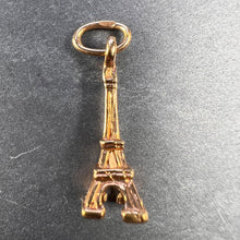 Load image into Gallery viewer, Vintage Eiffel Tower Paris Yellow Gold Plated Charm Pendant
