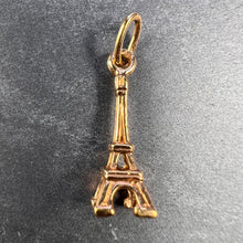 Load image into Gallery viewer, Vintage Eiffel Tower Paris Yellow Gold Plated Charm Pendant

