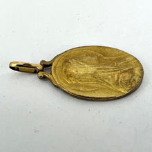 Load image into Gallery viewer, French Tairac Virgin Mary Rolled 18K Yellow Gold Charm Pendant
