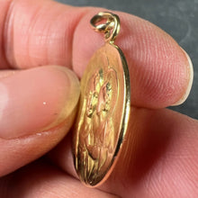 Load image into Gallery viewer, Antique French Madonna and Child 18K Yellow Gold Medal Pendant
