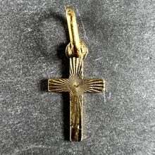 Load image into Gallery viewer, Italian 18K Yellow Gold Cross Pendant

