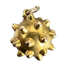 Load image into Gallery viewer, Vintage Deco Sputnik Locket 18K Yellow Gold Charm Pendant
