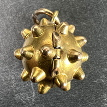 Load image into Gallery viewer, Vintage Deco Sputnik Locket 18K Yellow Gold Charm Pendant
