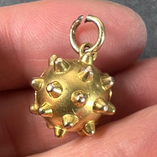 Load image into Gallery viewer, Vintage Deco Sputnik Locket 18K Yellow Gold Charm Pendant
