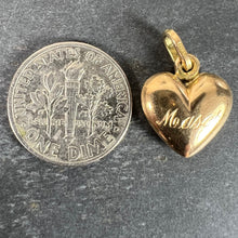 Load image into Gallery viewer, Vintage Italian 18K Yellow Gold Puffy Heart Maser Charm Pendant
