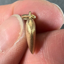 Load image into Gallery viewer, Vintage Italian 18K Yellow Gold Puffy Heart 60 Charm Pendant
