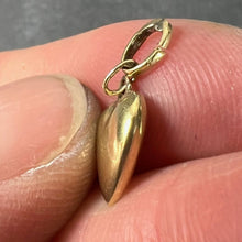 Load image into Gallery viewer, Vintage Small 18K Yellow Gold Puffy Heart Charm Pendant
