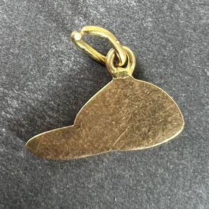 Vintage 18ct Gold Horse Jockey Racing Cap Charm Pendant