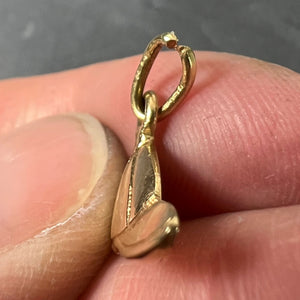 Vintage 18ct Gold Horse Jockey Racing Cap Charm Pendant