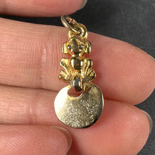 Load image into Gallery viewer, Yellow Gold Plated Inca Frog Drop Charm Pendant
