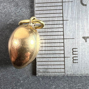 Vintage Egg 18K Yellow Gold Charm Pendant