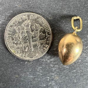 Vintage Egg 18K Yellow Gold Charm Pendant