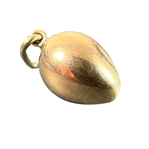 Vintage Egg 18K Yellow Gold Charm Pendant