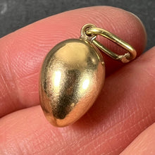 Load image into Gallery viewer, Vintage Egg 18K Yellow Gold Charm Pendant
