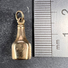 Load image into Gallery viewer, Georg Jensen 9K Yellow Gold Whisky Bottle Charm Pendant
