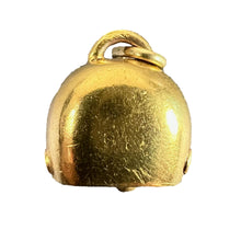 Load image into Gallery viewer, Vintage 18K Yellow Gold Cow Bell Charm Pendant
