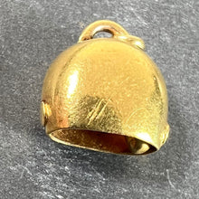 Load image into Gallery viewer, Vintage 18K Yellow Gold Cow Bell Charm Pendant
